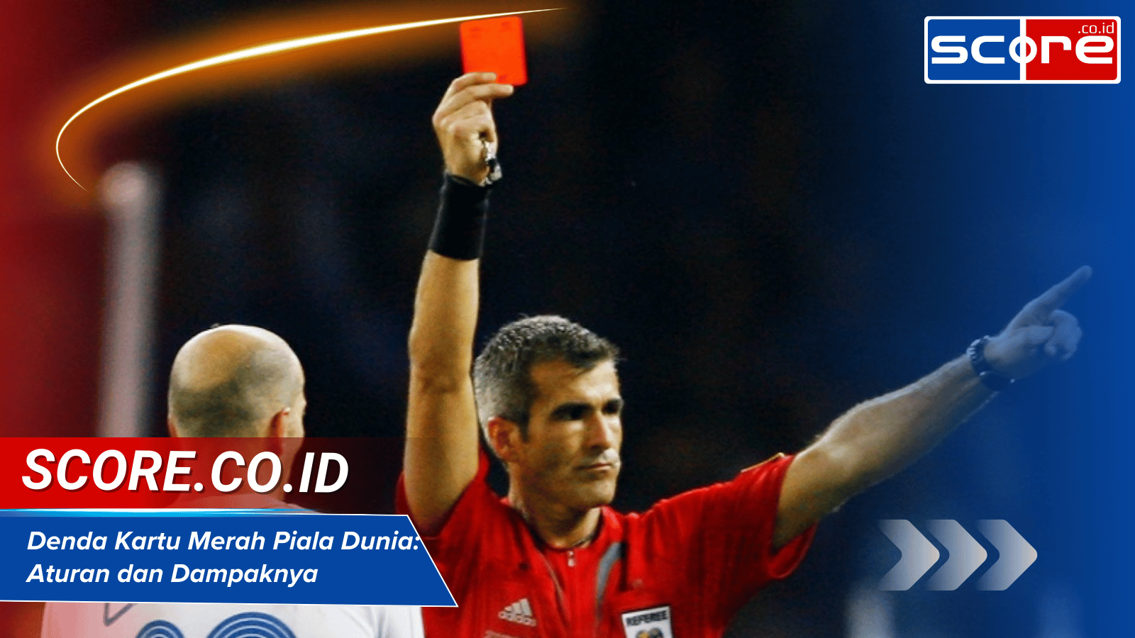 Aturan Denda Kartu Merah Piala Dunia