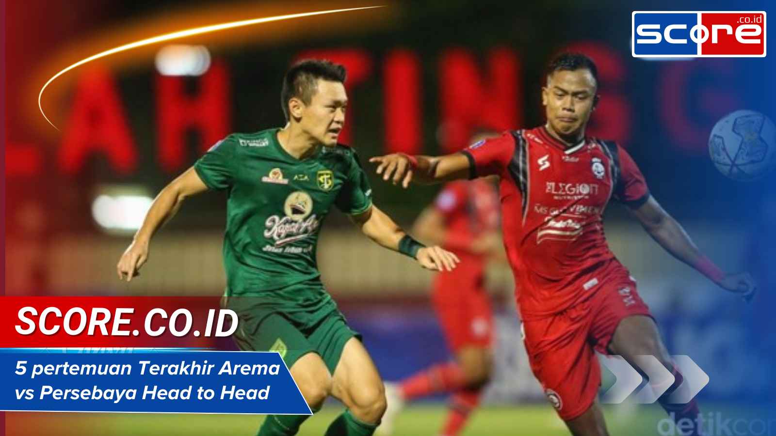 5 Pertemuan Terakhir Arema Vs Persebaya