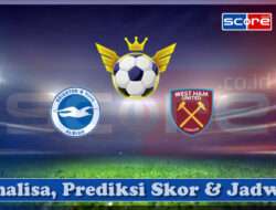 Prediksi Skor Brighton & Hove Albion vs West Ham United 26 April 2025