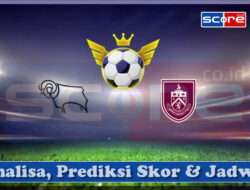 Prediksi Skor Derby County vs Burnley 09 April 2025