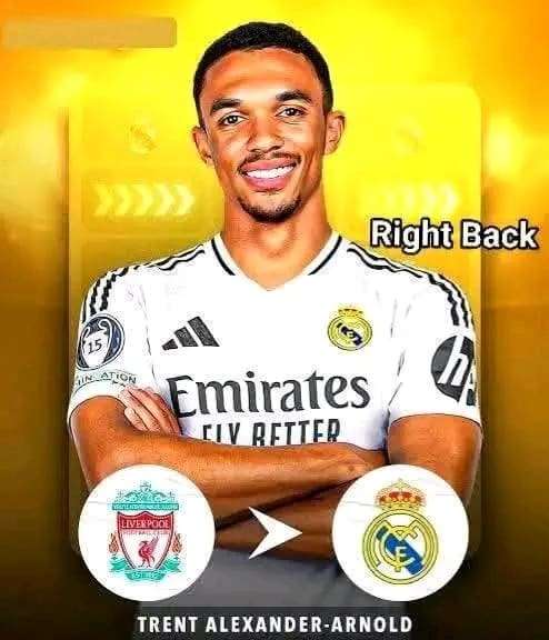 Rumor Transfer Real Madrid 2025/2026: Trent Alexander Arnold