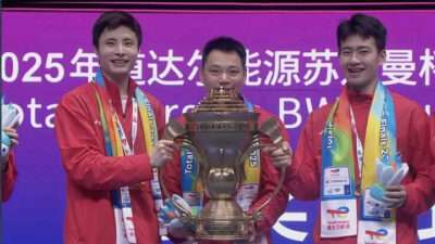 China Juara Piala Sudirman 2025 Tekuk Korsel Tanpa Ampun 3-1
