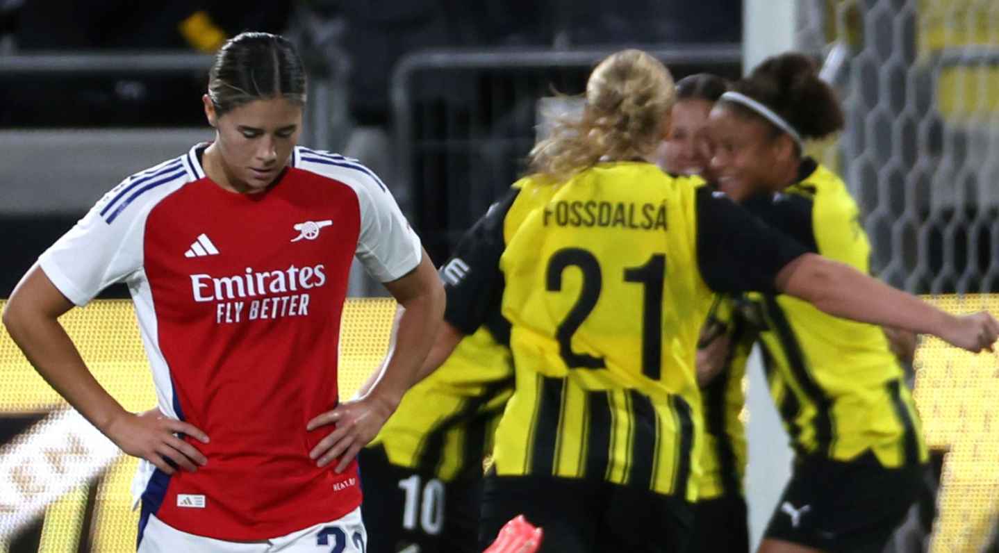 Arsenal WFC Menang Dramatis atas BK Häcken di Liga Champions