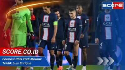 Formasi PSG Tadi Malam