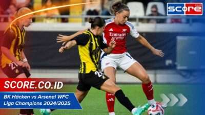 Hacken Gothenburg vs Arsenal WFC di Liga Champions 2024/2025: Hasil