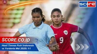 Hasil timnas putri vs yordania