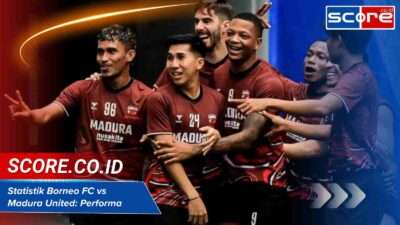 Statistik Borneo FC Vs Madura United