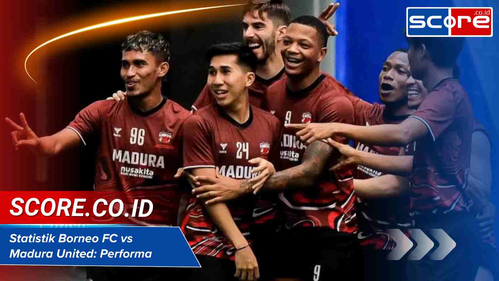 Statistik Borneo FC Vs Madura United