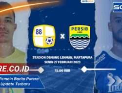 Susunan Pemain Barito Putera vs Persib: Update Terbaru Hari Ini