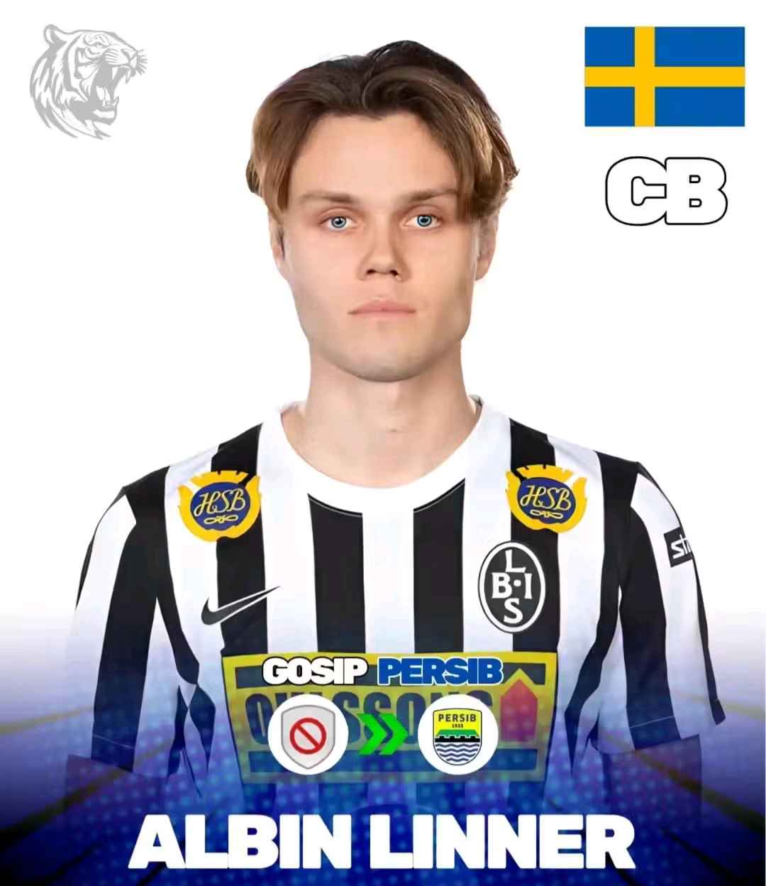 Albin Linner ke Persib Bandung: Saya Sudah Kontak Sama Agen