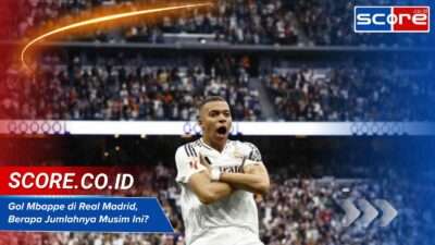 Gol Mbappe di Real Madrid