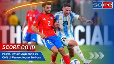 Posisi Pemain Argentina Vs Chili