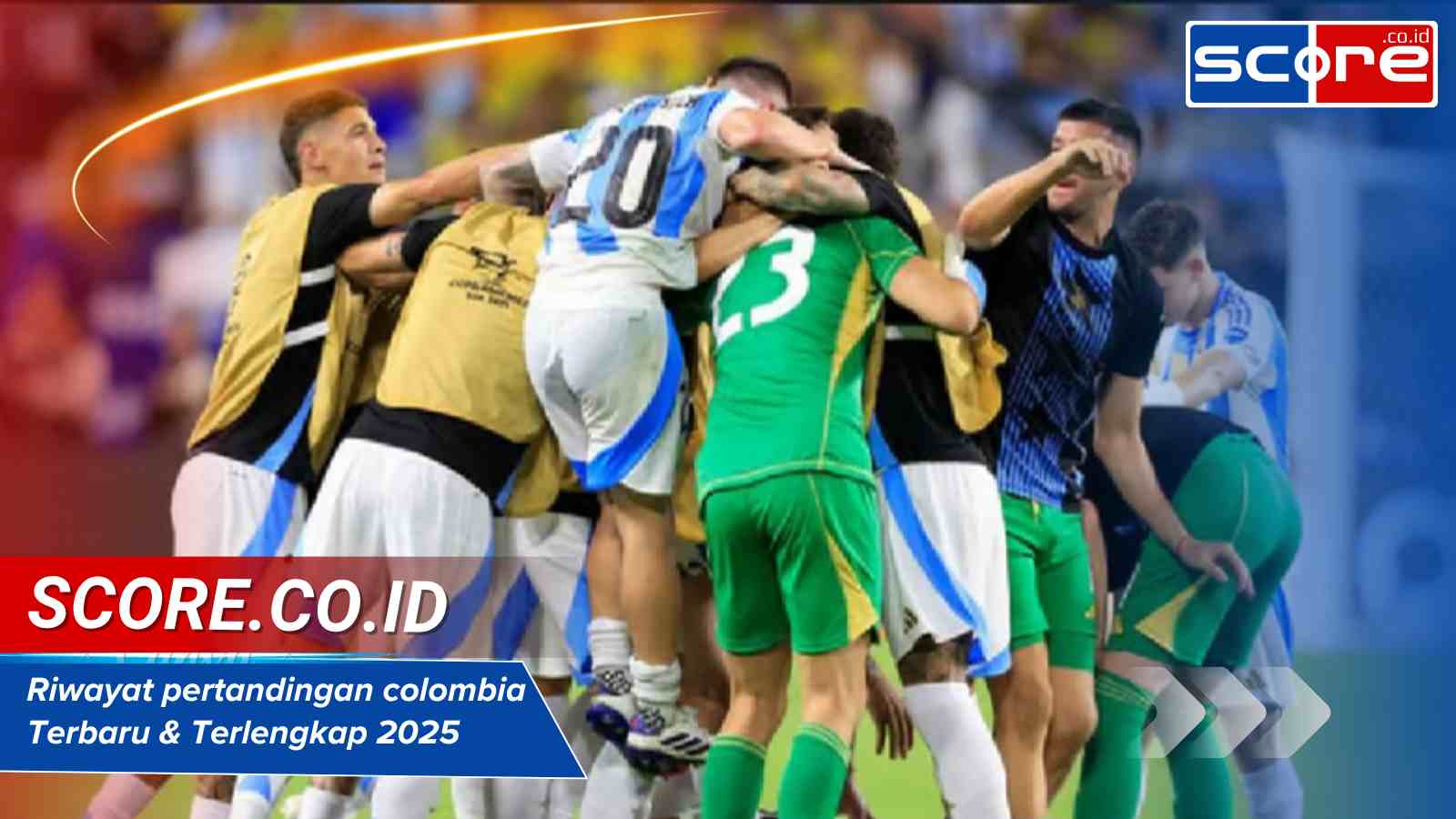 Riwayat pertandingan colombia