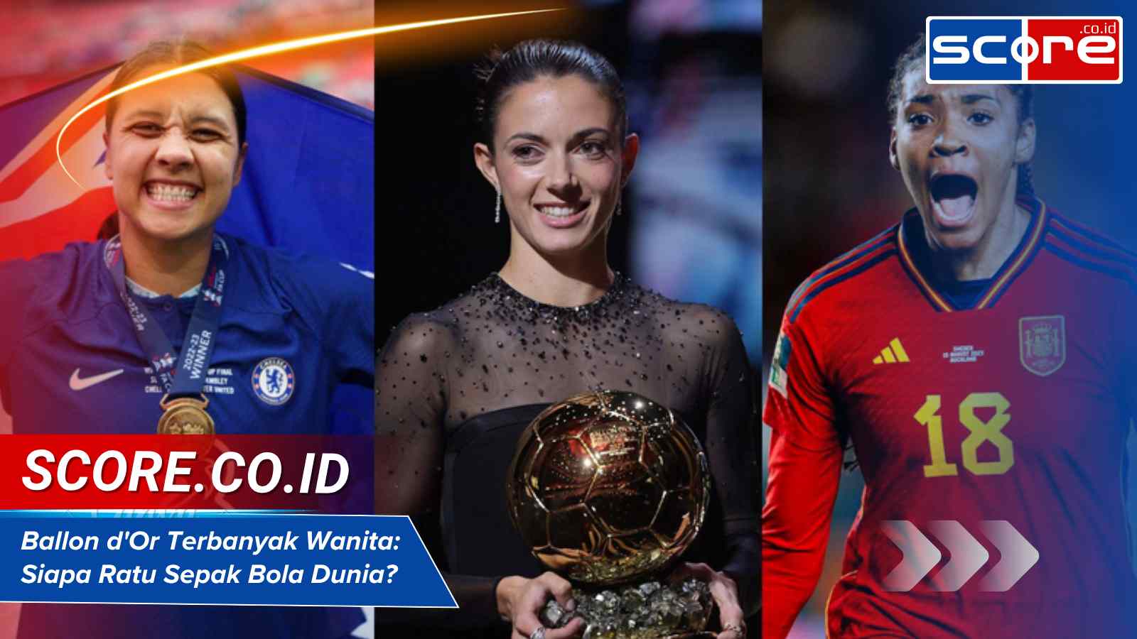 Ballon D'Or Terbanyak Wanita