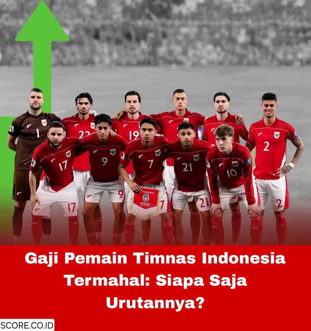 Gaji pemain timnas Indonesia termahal mulai dari urutan pertama