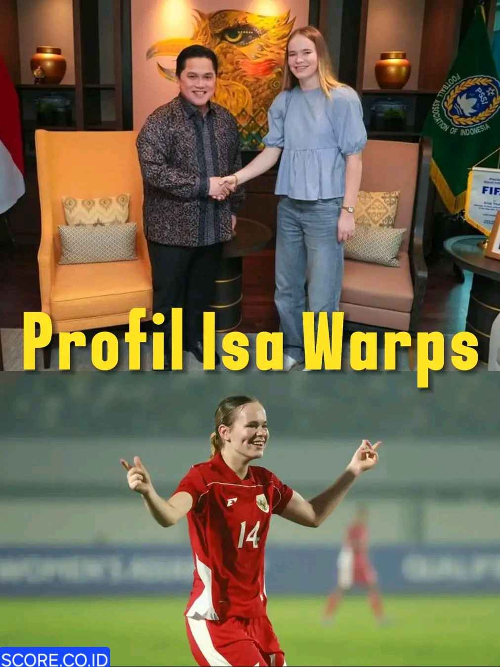 Profil Isa Warps: Pemain Timnas Putri, dan Gaji