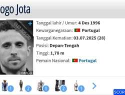 Profil Diogo Jota: Dari Mulai Karir Hingga Tutup Usia di Tahun 2025