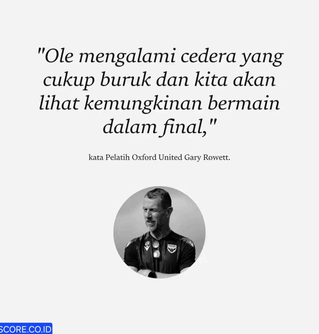 Kondisi Ole Romeny Saat Ini