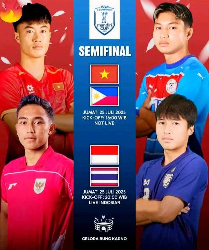 Prediksi Skor Vietnam vs Filipina di Semifinal Piala AFF U23 2025