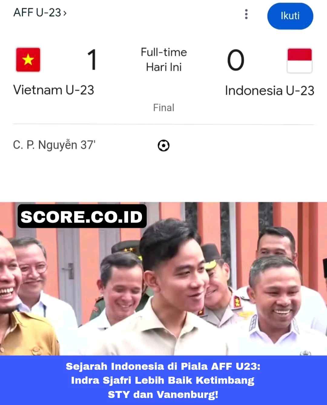 Sejarah Indonesia di Piala AFF
