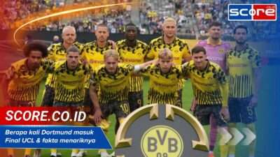 berapa kali dortmund masuk final ucl