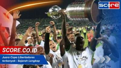juara copa libertadores terbanyak