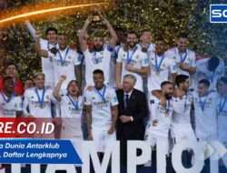 Juara Piala Dunia Antarklub terbanyak, Daftar Lengkapnya