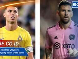 Jumlah gol Ronaldo 2025 vs Messi sepanjang karir, Data Baru