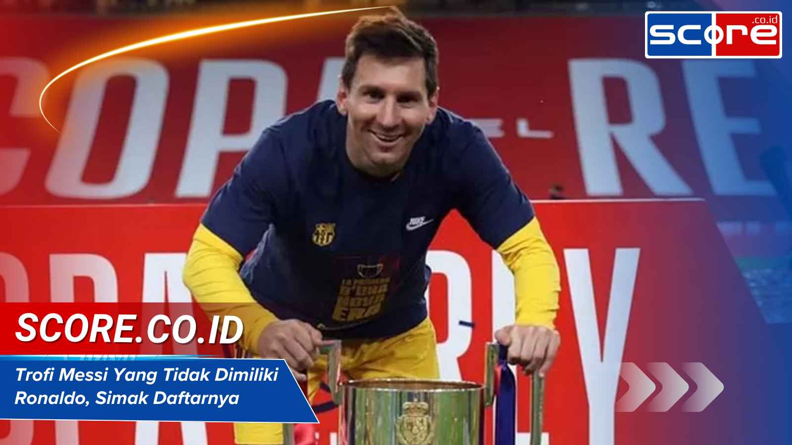 trofi messi yang tidak dimiliki ronaldo