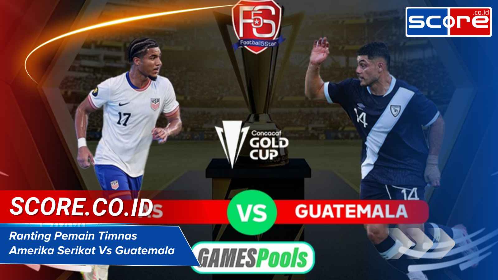 ranting pemain timnas amerika serikat vs guatemala