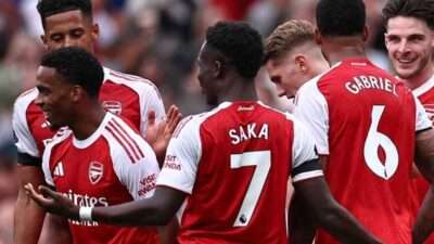 Klasemen Liga Inggris Arsenal di Puncak, MU Urutan 16
