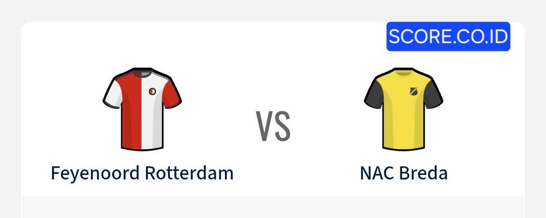 Prediksi Skor Feyenoord vs NAC Breda, 9 Agustus 2025