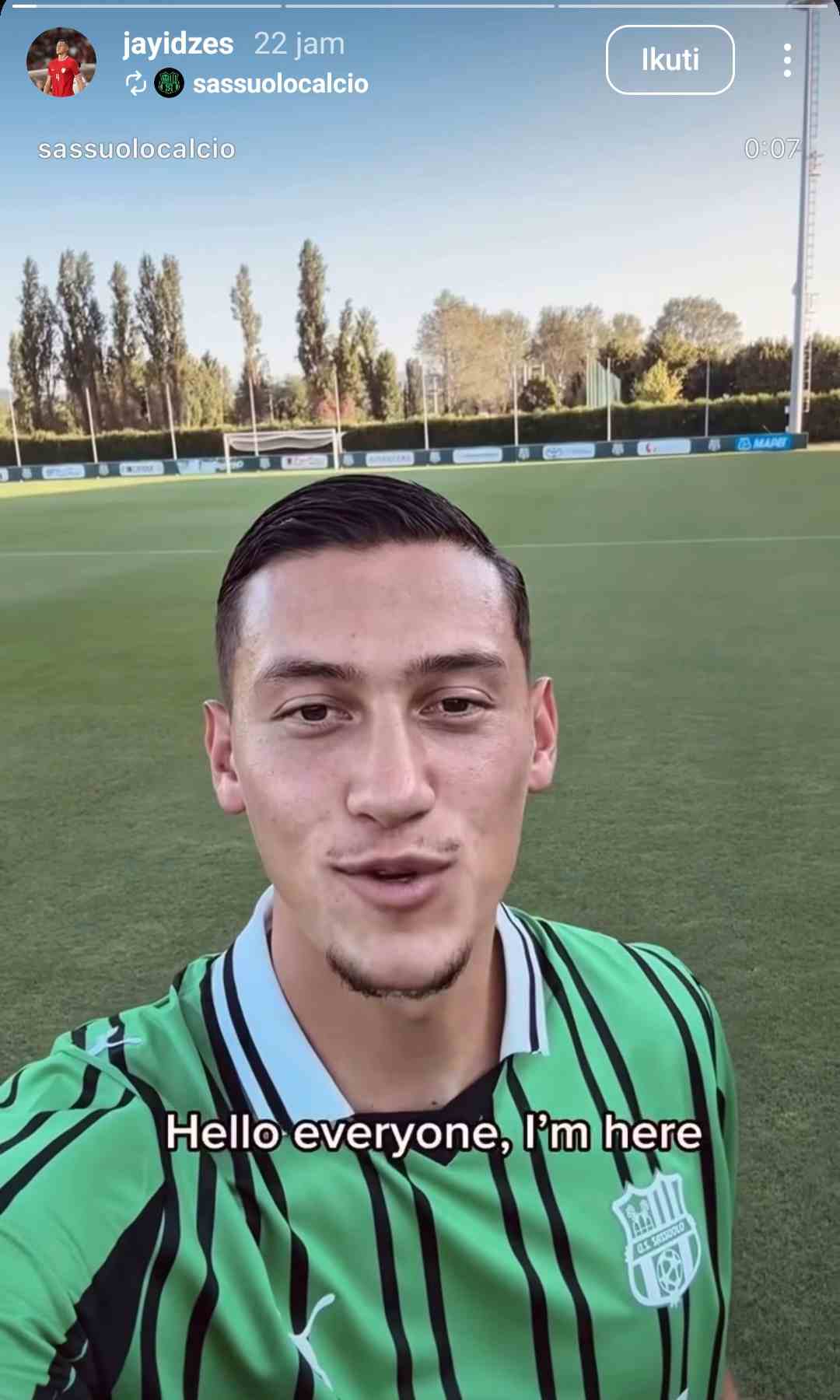Gaji Jay Idzes di Sassuolo