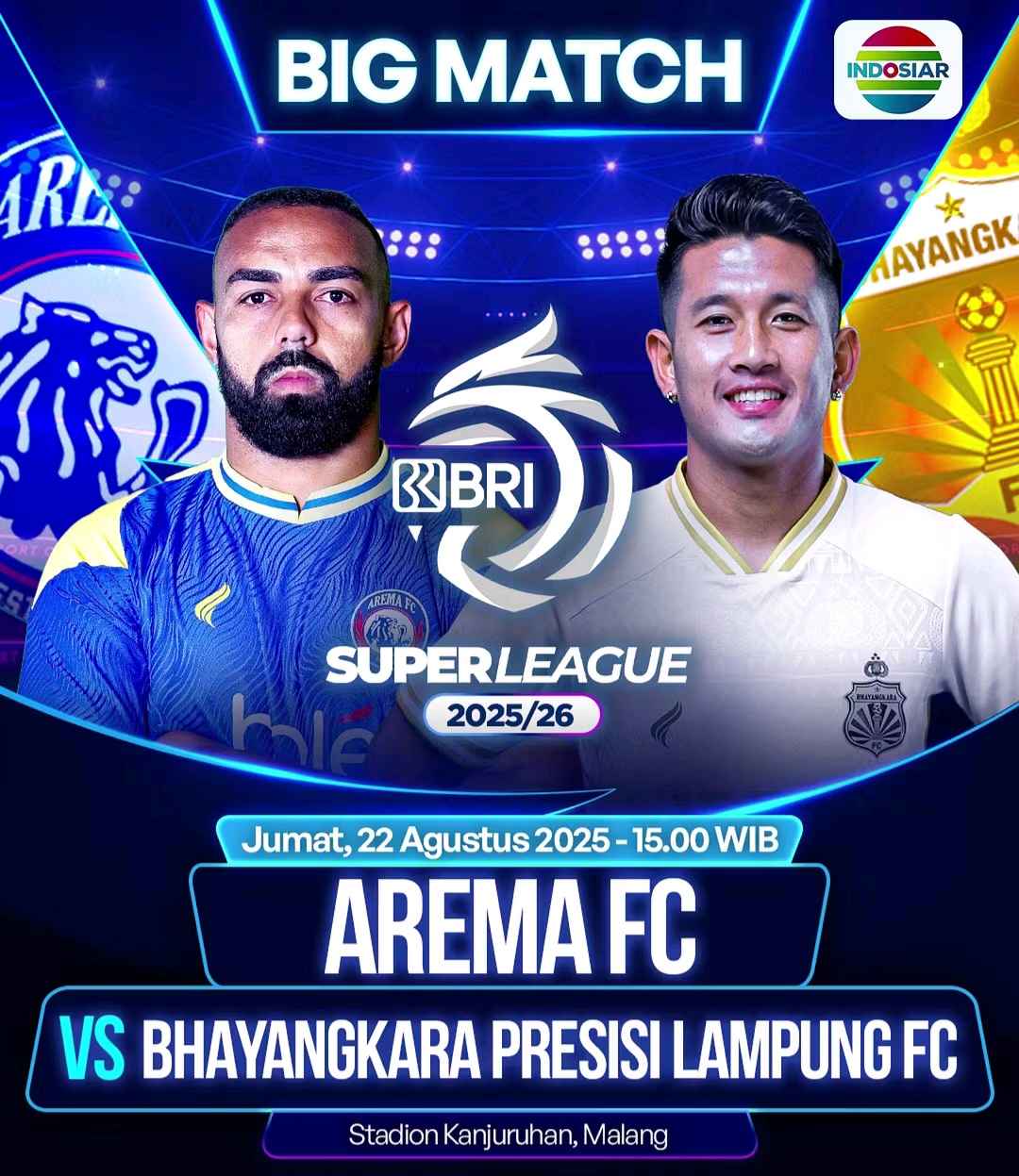 Pemain Bintang Arema vs Bhayangkara