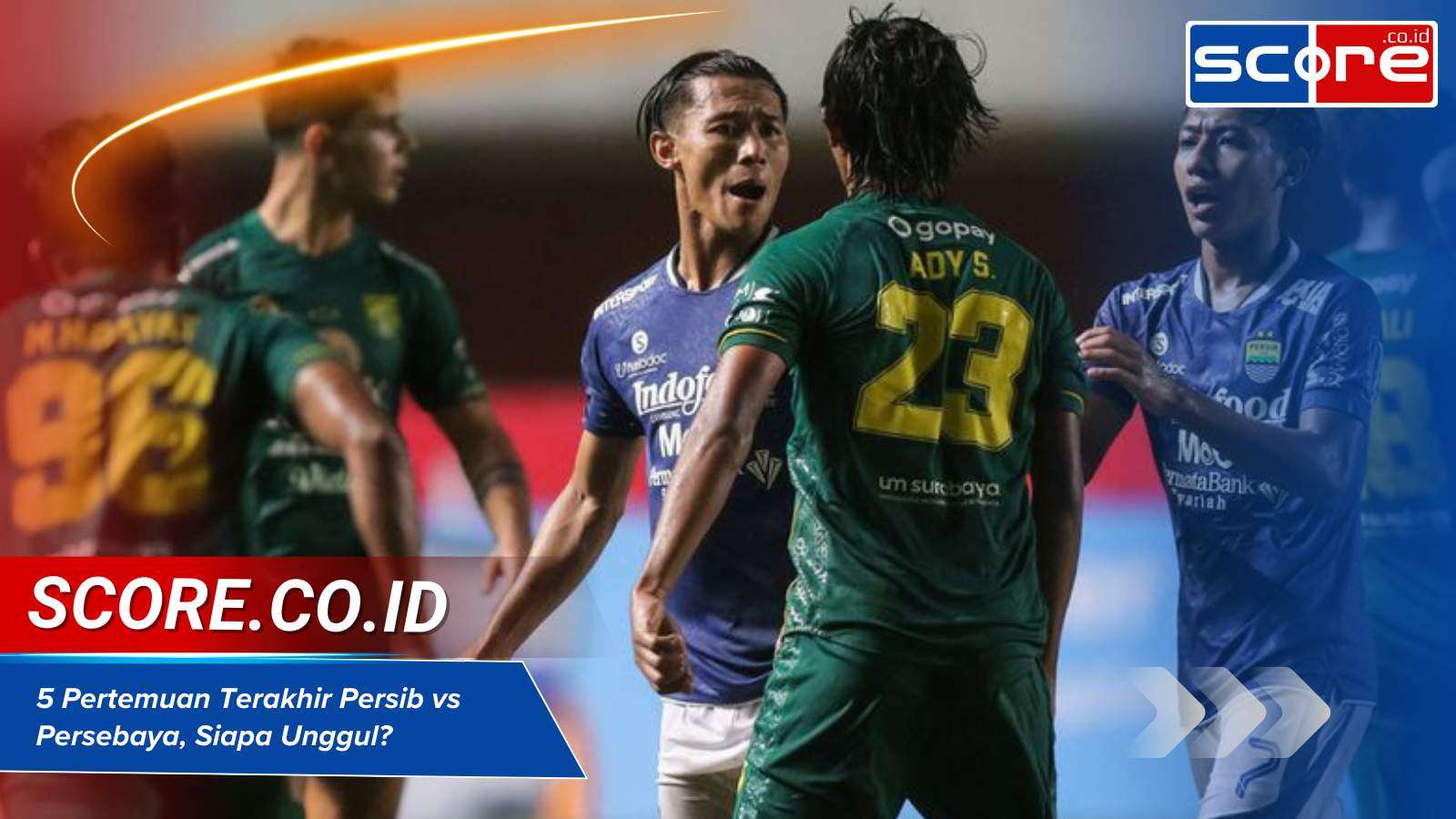 5 pertemuan terakhir persib vs persebaya