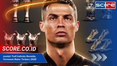 Jumlah Trofi Individu Ronaldo