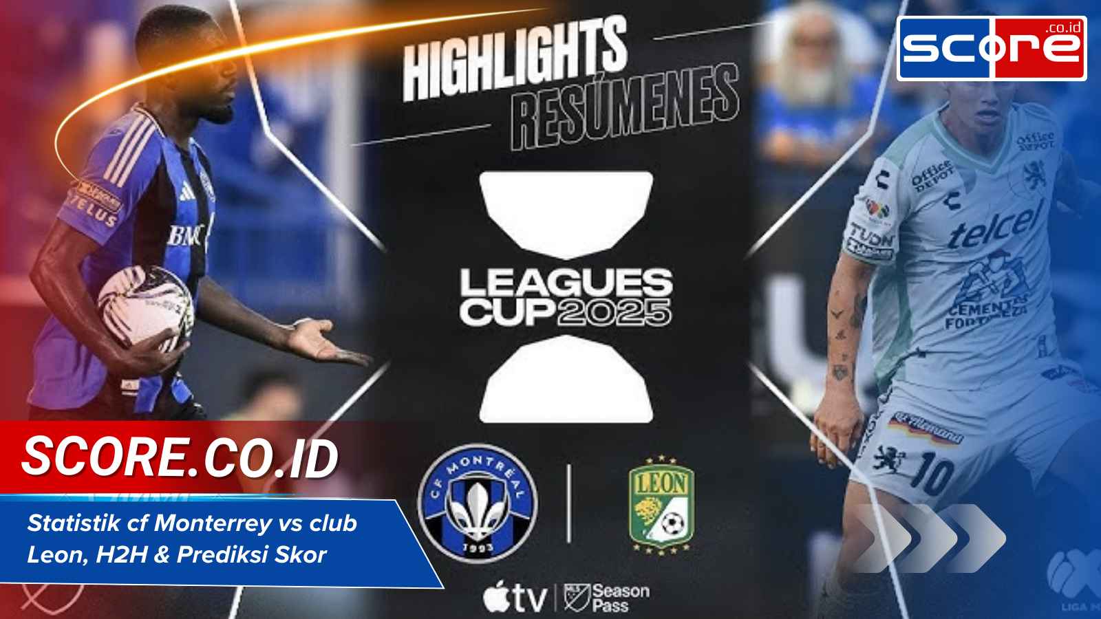 Statistik cf Monterrey vs club Leon