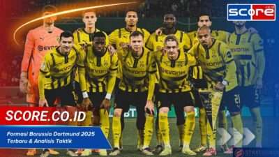 formasi borussia dortmund 2025