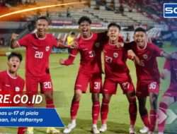 lawan timnas u-17 di piala kemerdekaan, ini daftarnya