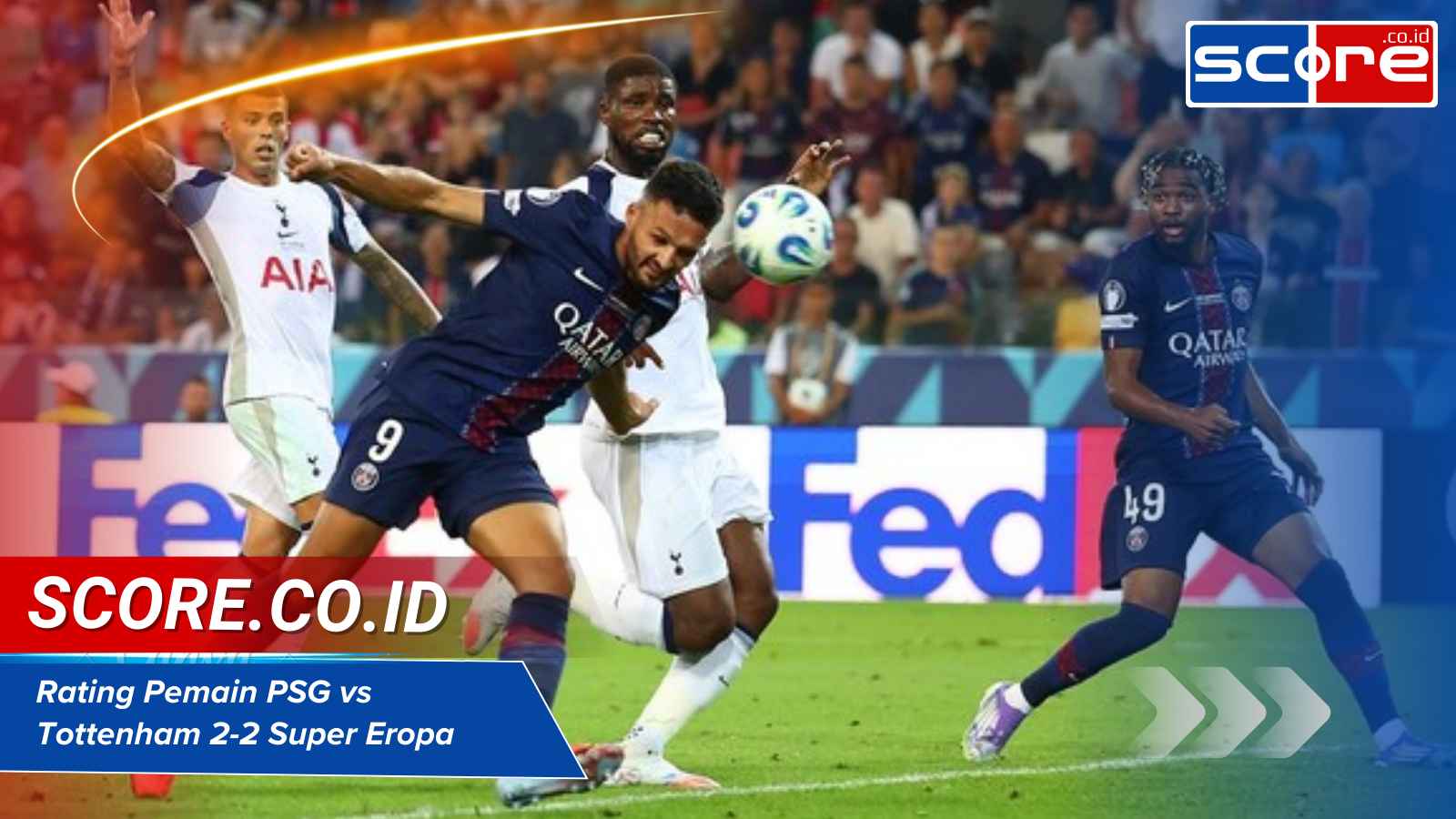 rating pemain psg vs tottenham