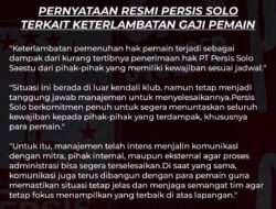 Manajemen Persis Solo Buka Suara Soal Nunggak Gaji