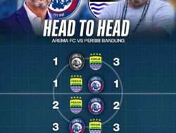 Head to Head Arema vs Persib, History, dan Jumlah Pertemuan