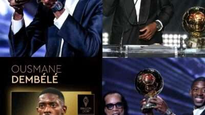 Pemenang Balon d'Or 2025, Dembele Bawa Piala
