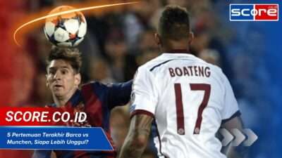 5 pertemuan terakhir barca vs munchen