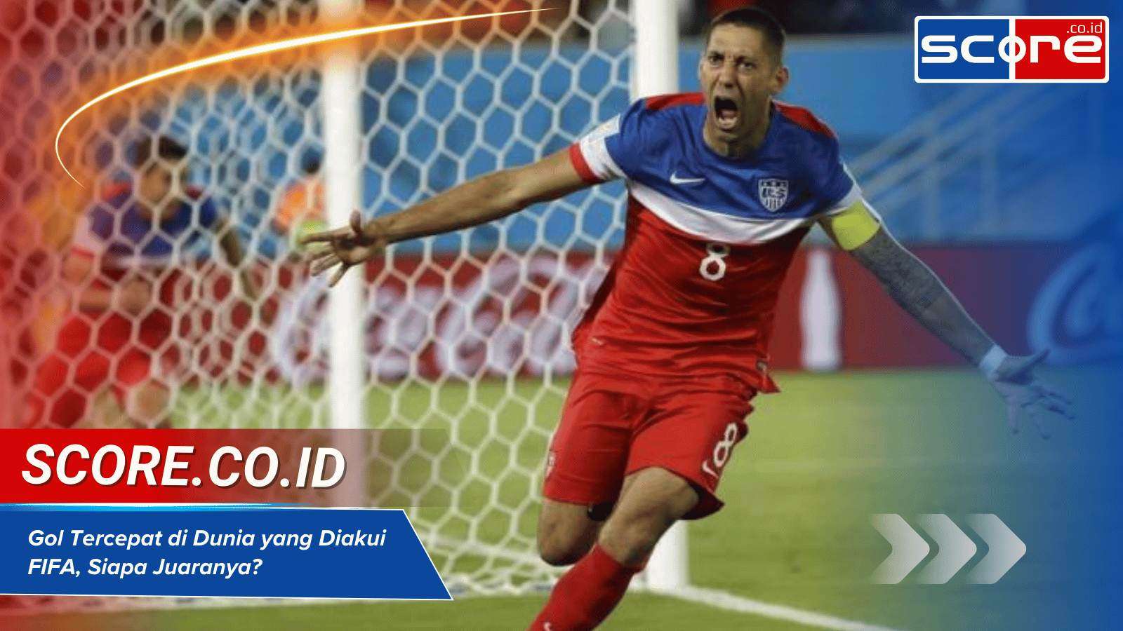 gol tercepat di dunia yang diakui fifa