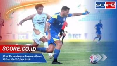 hasil pertandingan arema vs dewa united hari ini