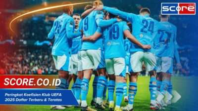 peringkat koefisien klub uefa 2025