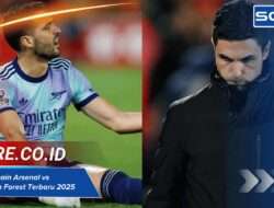 Rating Pemain Arsenal vs Nottingham Forest Terbaru 2025