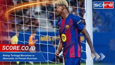 rating tertinggi barcelona vs newcastle