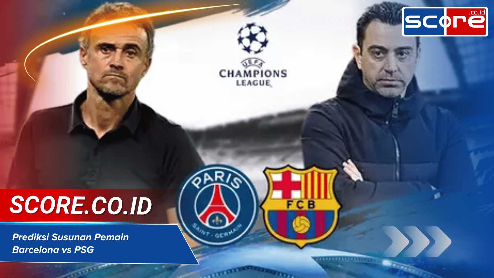 Susunan Pemain Barcelona vs PSG